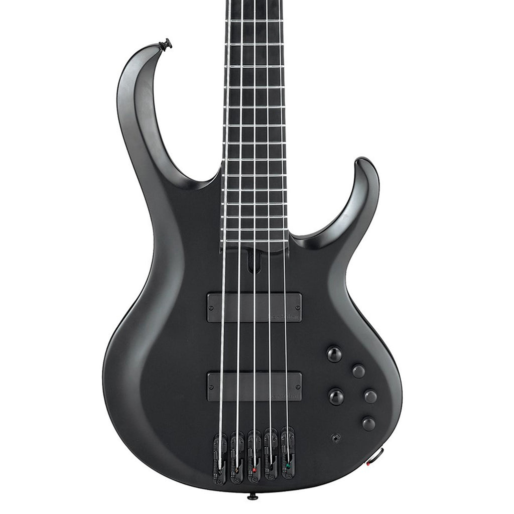 Ibanez BTB625EX Iron Label 5-String Bass w/ Bartolini Pickups - Black Flat