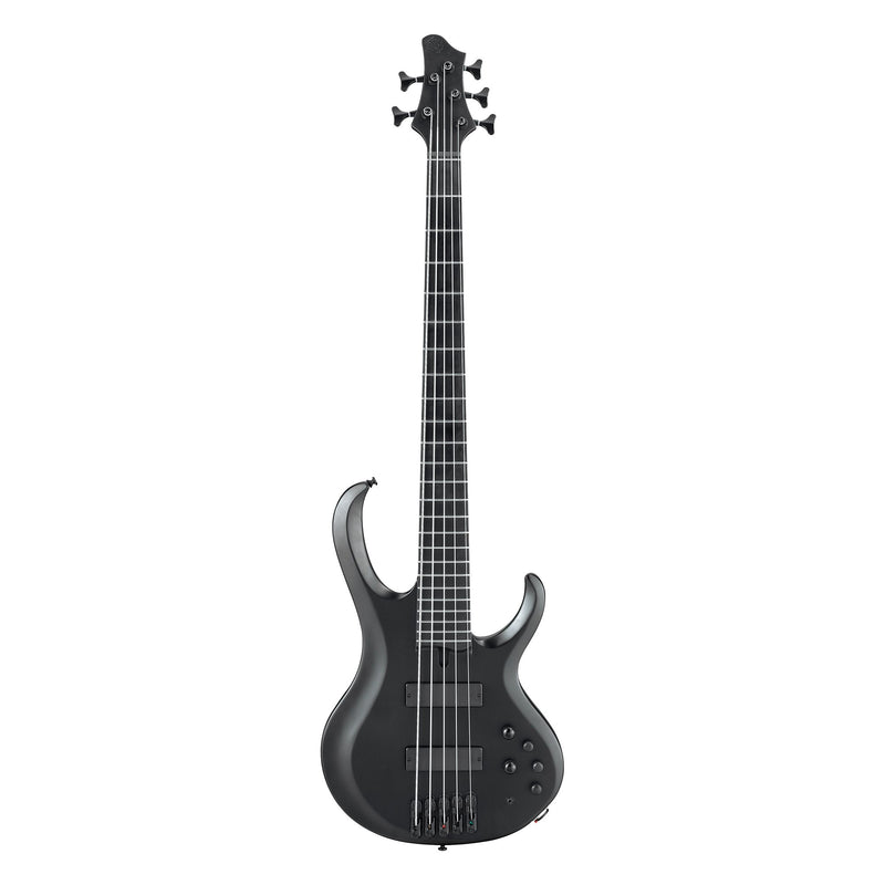 Ibanez BTB625EX Iron Label 5-String Bass w/ Bartolini Pickups - Black Flat