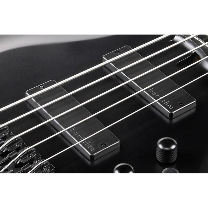 Ibanez BTB625EX Iron Label 5-String Bass w/ Bartolini Pickups - Black Flat