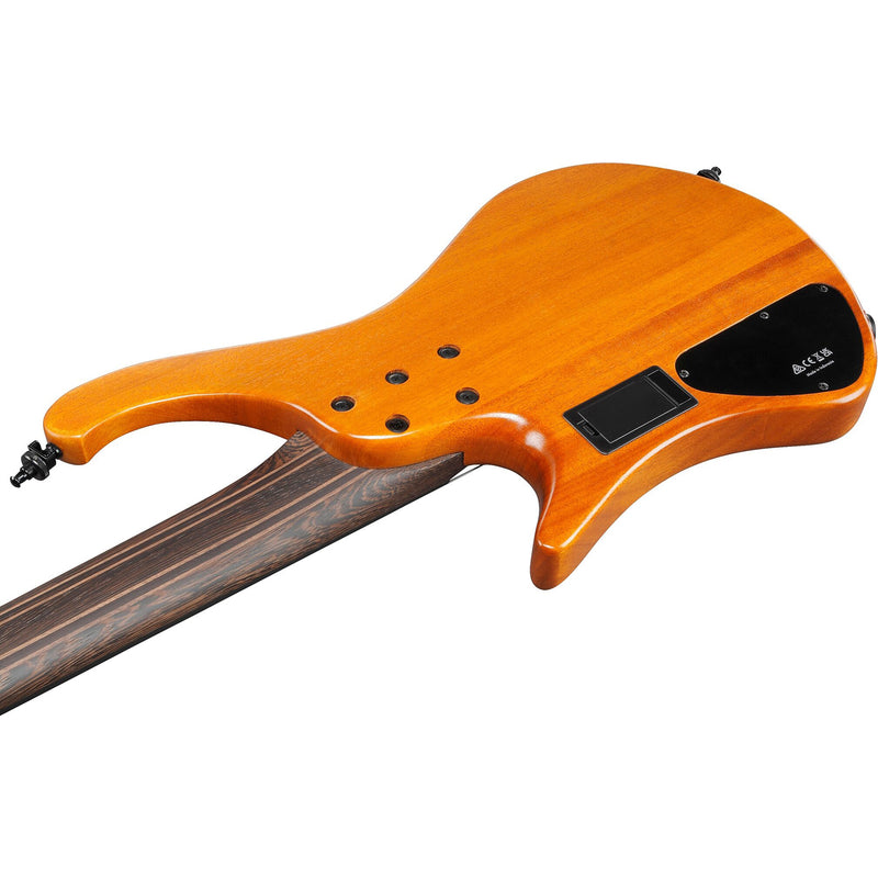 Ibanez EHB1135MS Bass Workshop 5-string Multi-Scale Bass w/ Bartolini Pickups & Gig Bag - Silver Wave Black Low Gloss