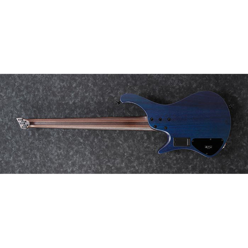 Ibanez EHB1505MS-PLF Bass Workshop 5-string Multi Scale Bass w/ Nordstrand Pickups & Gig Bag - Pacific Blue Burst Flat