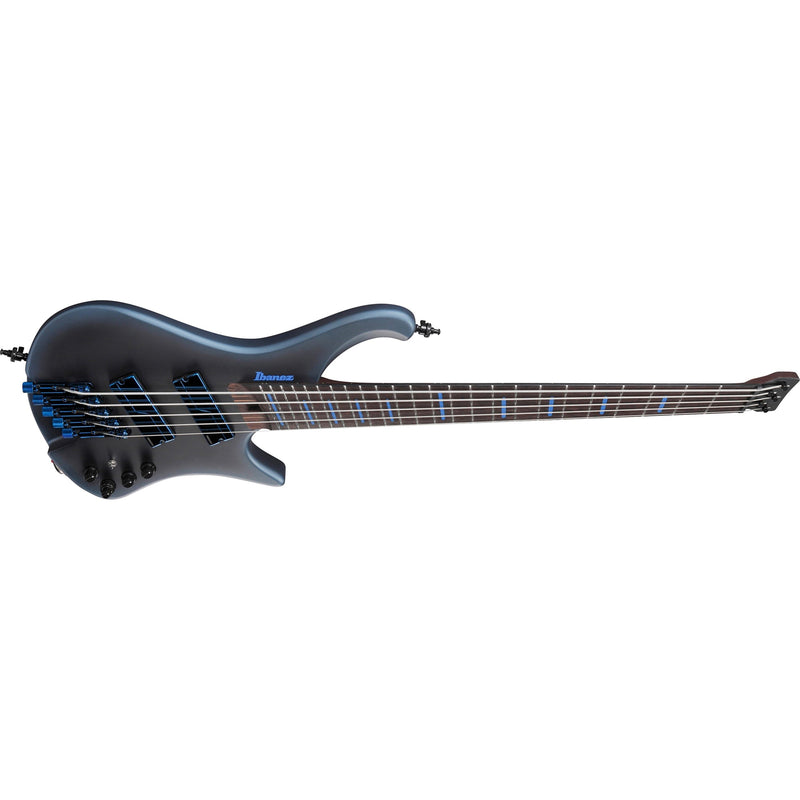 Ibanez EHB5MSBSP EHB Ergonomic Headless Multi-Scale 5-String Bass w/ Fishman Fluence Pickups & Gig Bag - Midnight Arctic Ocean Matte