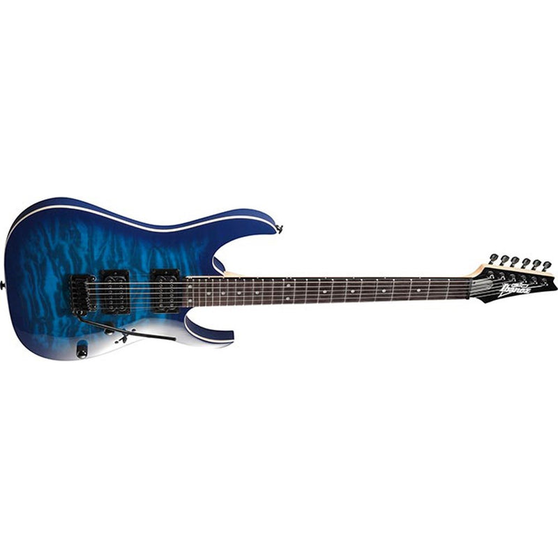 Ibanez GRGA120QA Gio Quilt Top Guitar - Transparent Blue Burst