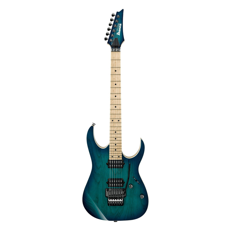 Ibanez RG652AHM Prestge Guitar w/ Dimarzio Pickups and Hard Case - Nebula Green Burst