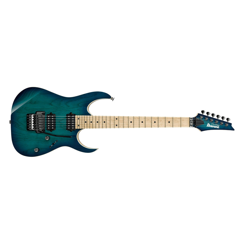 Ibanez RG652AHM Prestge Guitar w/ Dimarzio Pickups and Hard Case - Nebula Green Burst