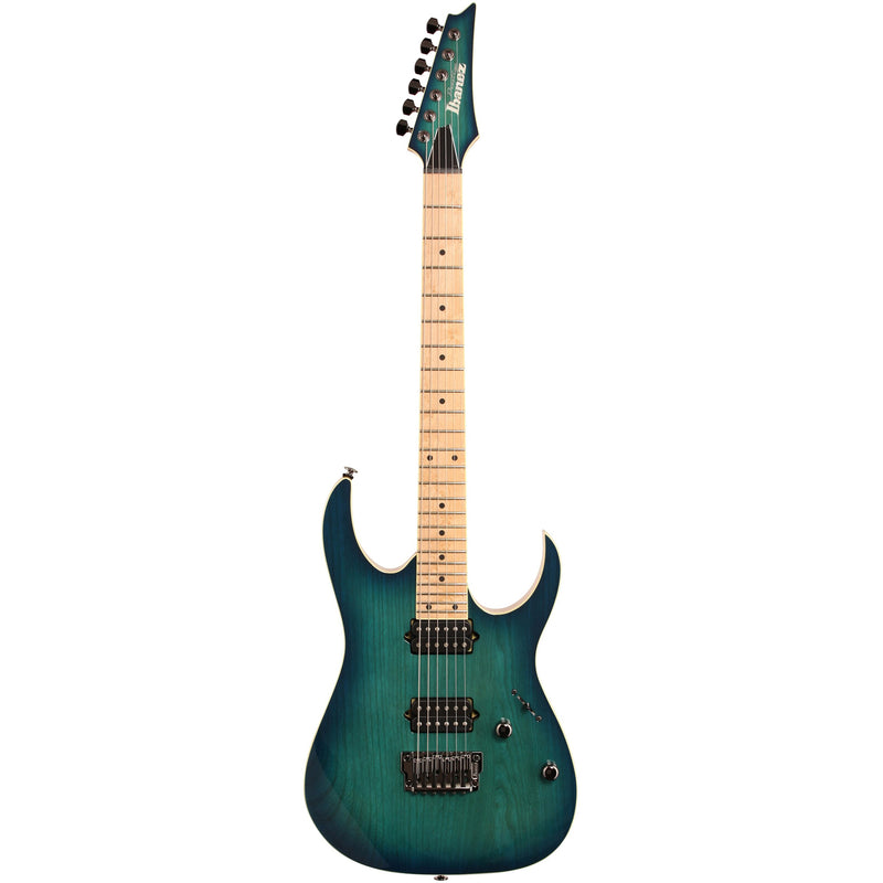 Ibanez RG652AHMFX RG Prestige Series Guitar w/ Dimarzio Pickups and Hardshell Case - Nebula Green Burst
