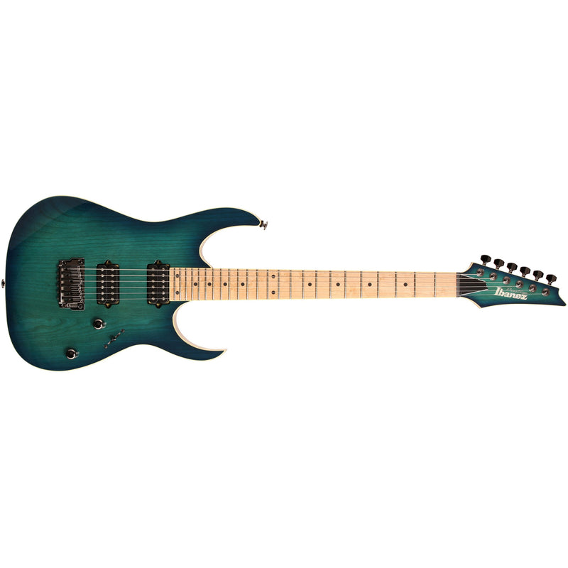 Ibanez RG652AHMFX RG Prestige Series Guitar w/ Dimarzio Pickups and Hardshell Case - Nebula Green Burst
