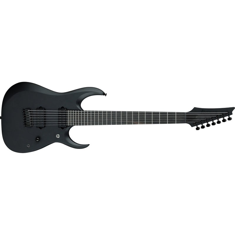 Ibanez RGDRB71BKF RGD Iron Label 7-String Electric Guitar - Black