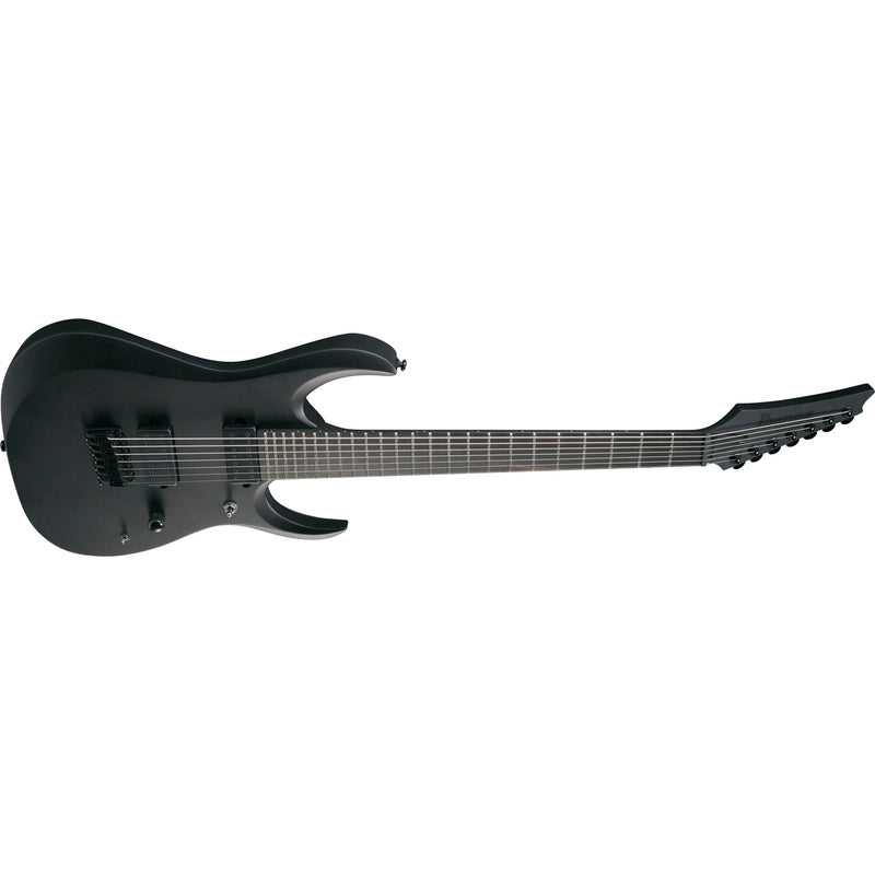 Ibanez RGDRB71BKF RGD Iron Label 7-String Electric Guitar - Black