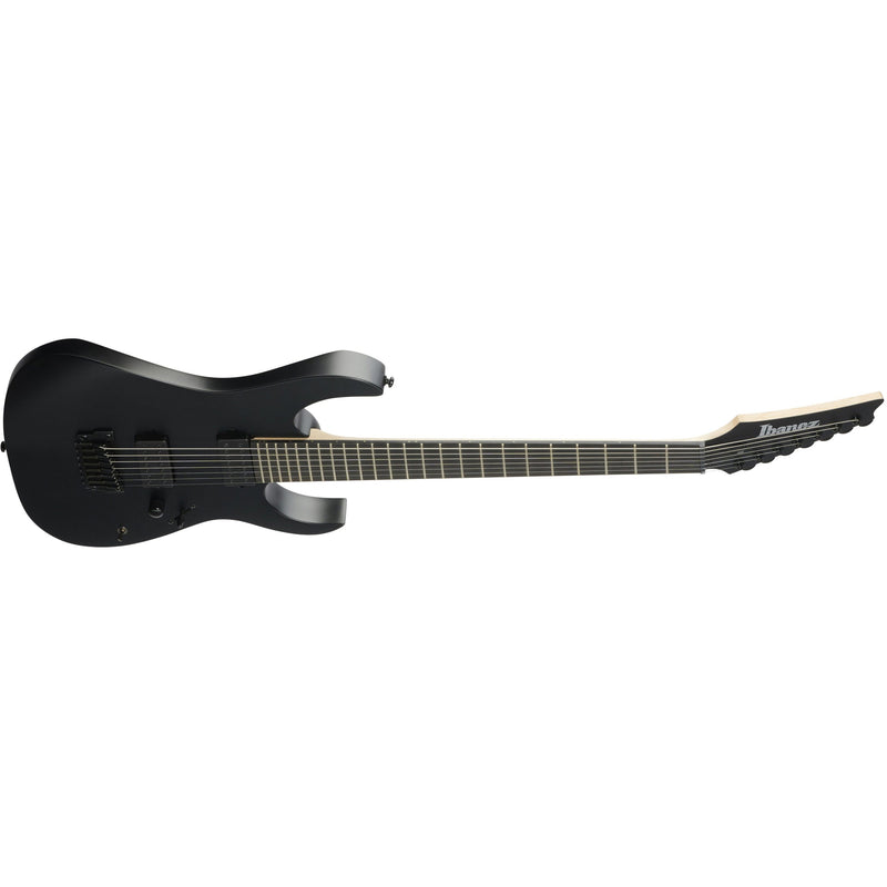 Ibanez RGIXL7 Iron Label 7-String Guitar w/ Dimarzio Pickups - Black Flat