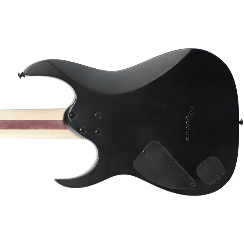 Ibanez RGIXL7 Iron Label 7-String Guitar w/ Dimarzio Pickups - Black Flat
