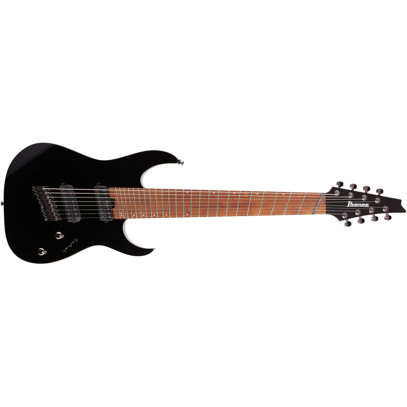 Ibanez RGMS8BK RG Multi Scale 8-string Guitar - Black