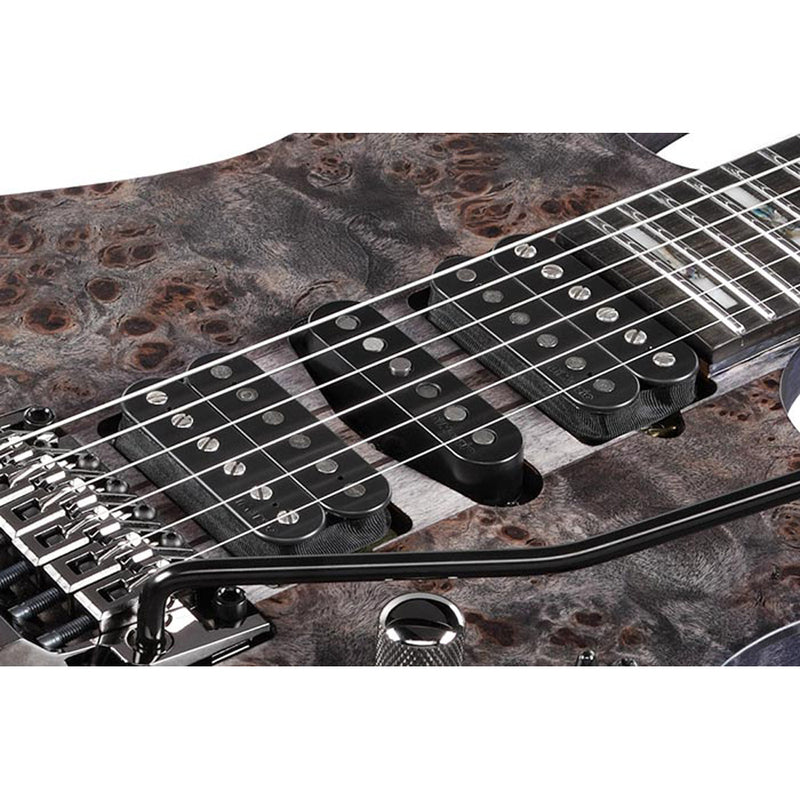 Ibanez S1070PBZ-CKB S Premium HSH Guitar w/ Dimarzio Pickups & Gig Bag - Charcoal Black Burst