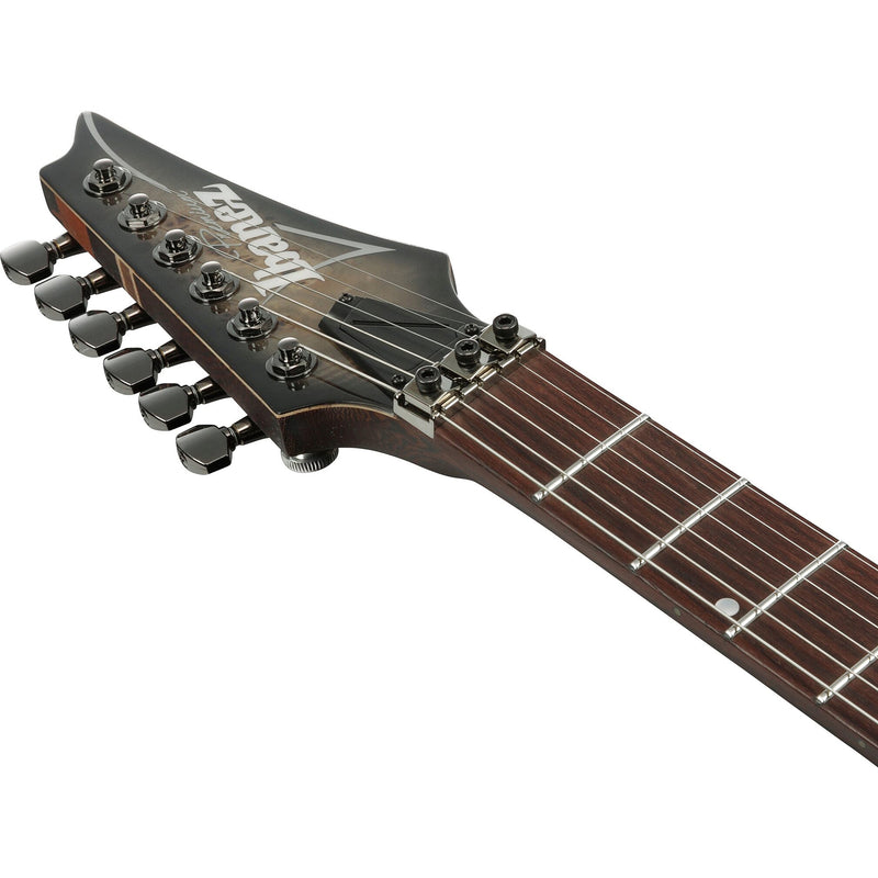 Ibanez S1070PBZ-CKB S Premium HSH Guitar w/ Dimarzio Pickups & Gig Bag - Charcoal Black Burst