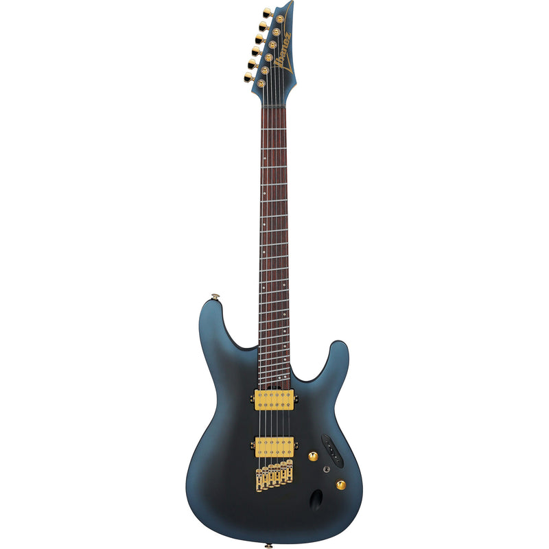 Ibanez SML721 Axe Design Lab Multi-Scale Guitar - Midnight Arctic Ocean Matte