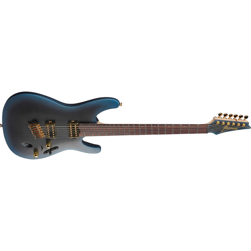 Ibanez SML721 Axe Design Lab Multi-Scale Guitar - Midnight Arctic Ocean Matte