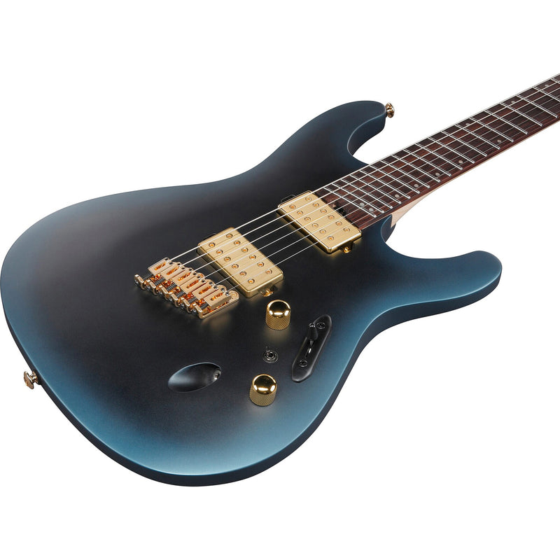 Ibanez SML721 Axe Design Lab Multi-Scale Guitar - Midnight Arctic Ocean Matte