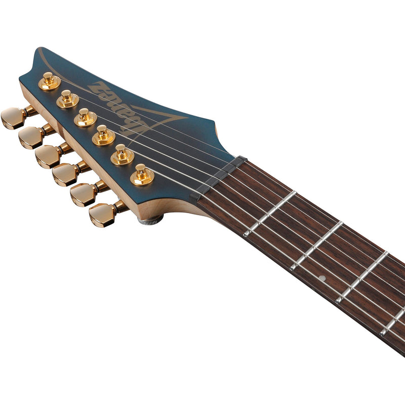 Ibanez SML721 Axe Design Lab Multi-Scale Guitar - Midnight Arctic Ocean Matte