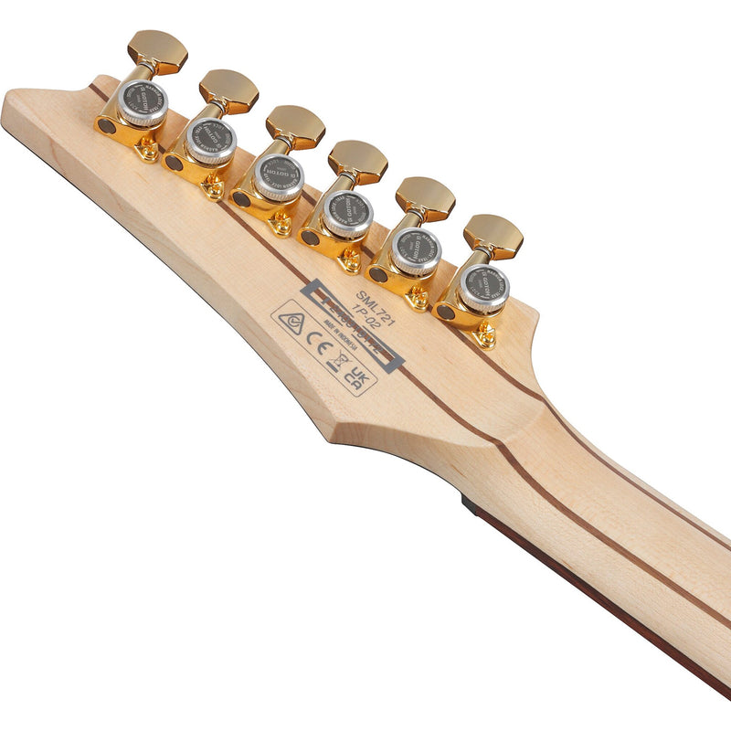 Ibanez SML721 Axe Design Lab Multi-Scale Guitar - Midnight Arctic Ocean Matte