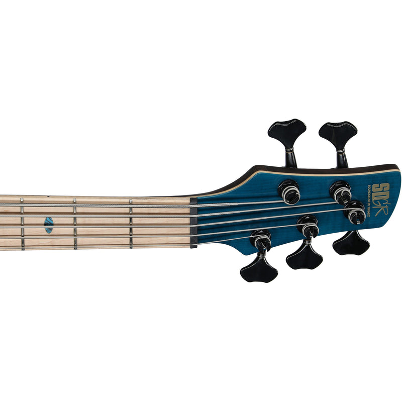 Ibanez SR1425BCGL SR Premium 5-String Bass w/Bag - Caribbean Green Low Gloss