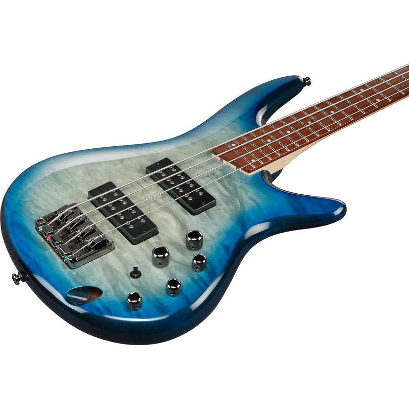 Ibanez SR400EQMSCB SR Standard Bass - Stained Cosmic Blue Starburst