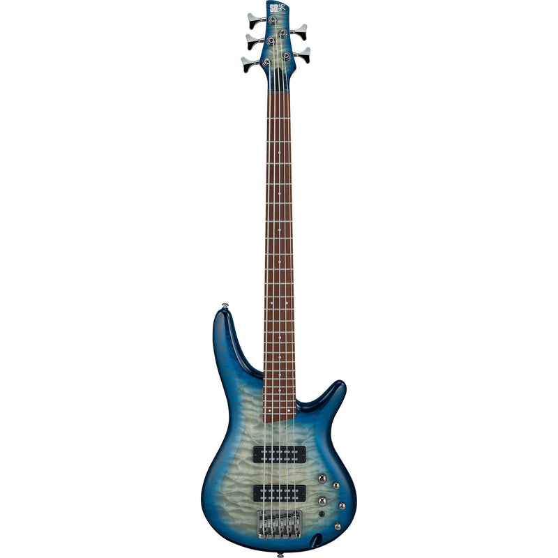 Ibanez SR405EQMSCB SR Standard 5-string Bass - Stained Cosmic Blue Starburst