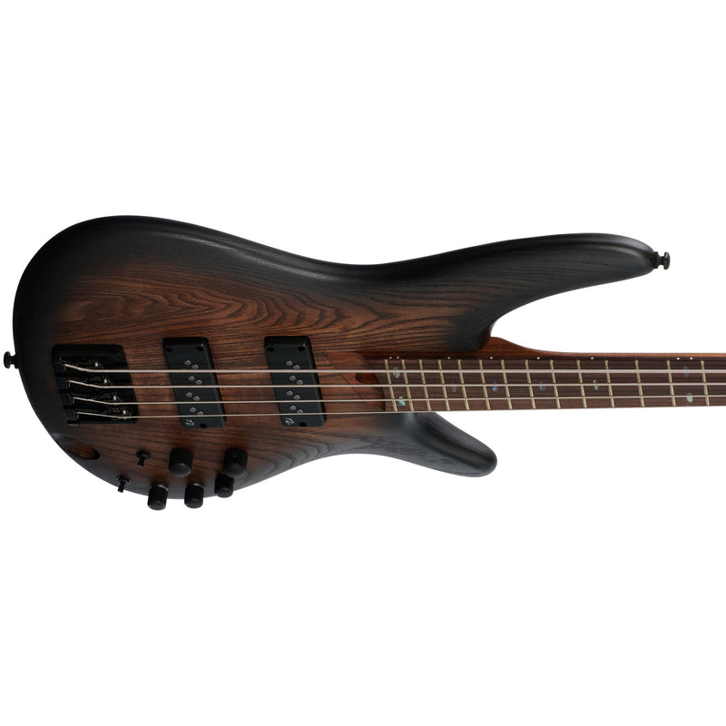 Ibanez SR600E Standard 4-String Bass w/ Nordstrand Pickups - Antique Brown Stained Burst