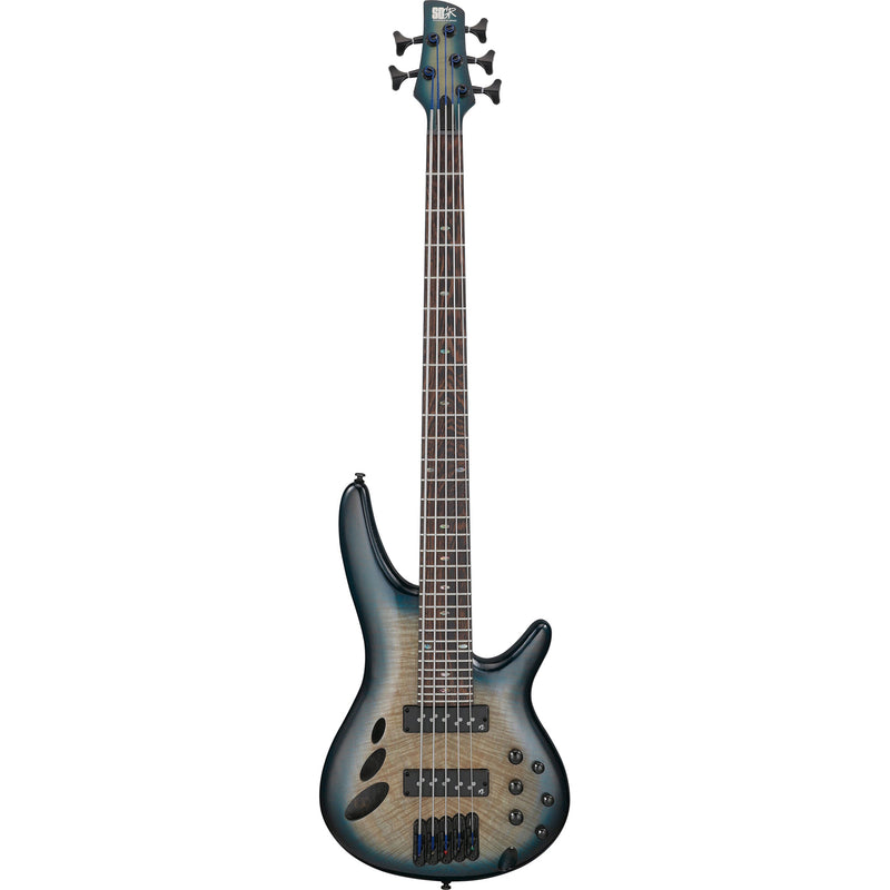 Ibanez SRD905 Bass Workshop SRD905 5-String Bass w/ Nordstrand Pickups - Cosmic Blue Starburst Low Gloss