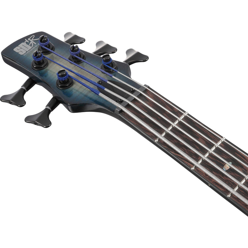 Ibanez SRD905 Bass Workshop SRD905 5-String Bass w/ Nordstrand Pickups - Cosmic Blue Starburst Low Gloss