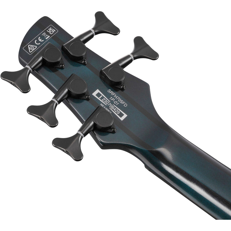 Ibanez SRD905 Bass Workshop SRD905 5-String Bass w/ Nordstrand Pickups - Cosmic Blue Starburst Low Gloss