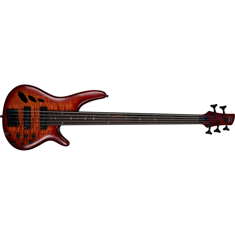 Ibanez SRD905FBTL SR Bass Workshop 5-String Bass - Fretless - Brown Topaz Burst Low Gloss