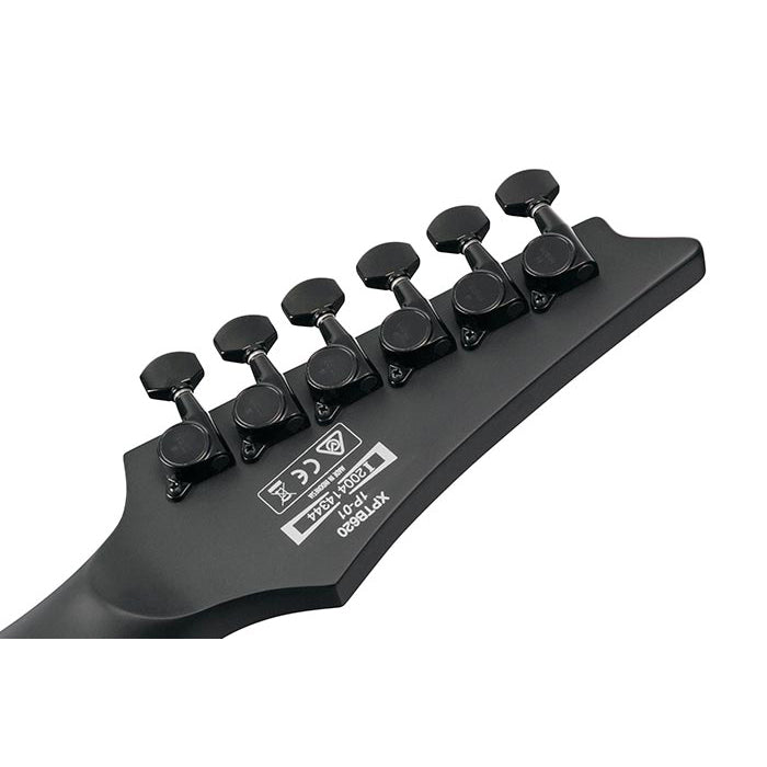 Ibanez XPTB620 Iron Label Xiphos Guitar w/ Dimarzio Pickups - Black Flat