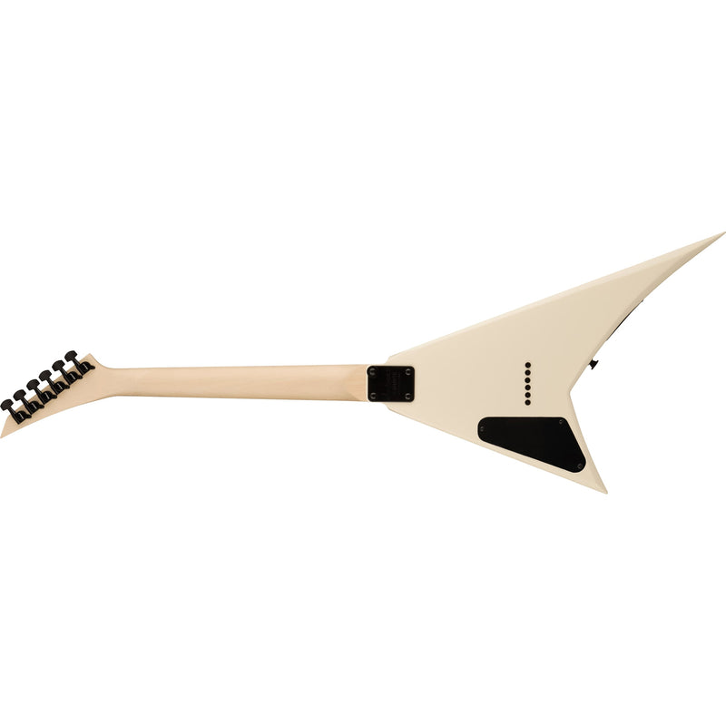 Jackson JS1X RR Randy Rhoads Flying V Minion - Snow White with Black Pin Stripes