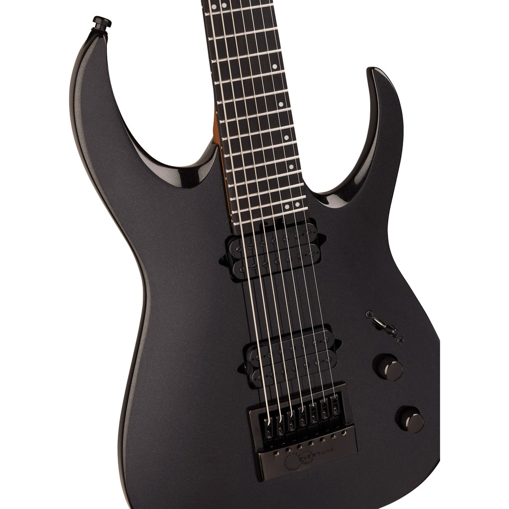 Jackson Pro Series Signature Misha Mansoor Juggernaut ET7 w/ Gig Bag - Metallic Black