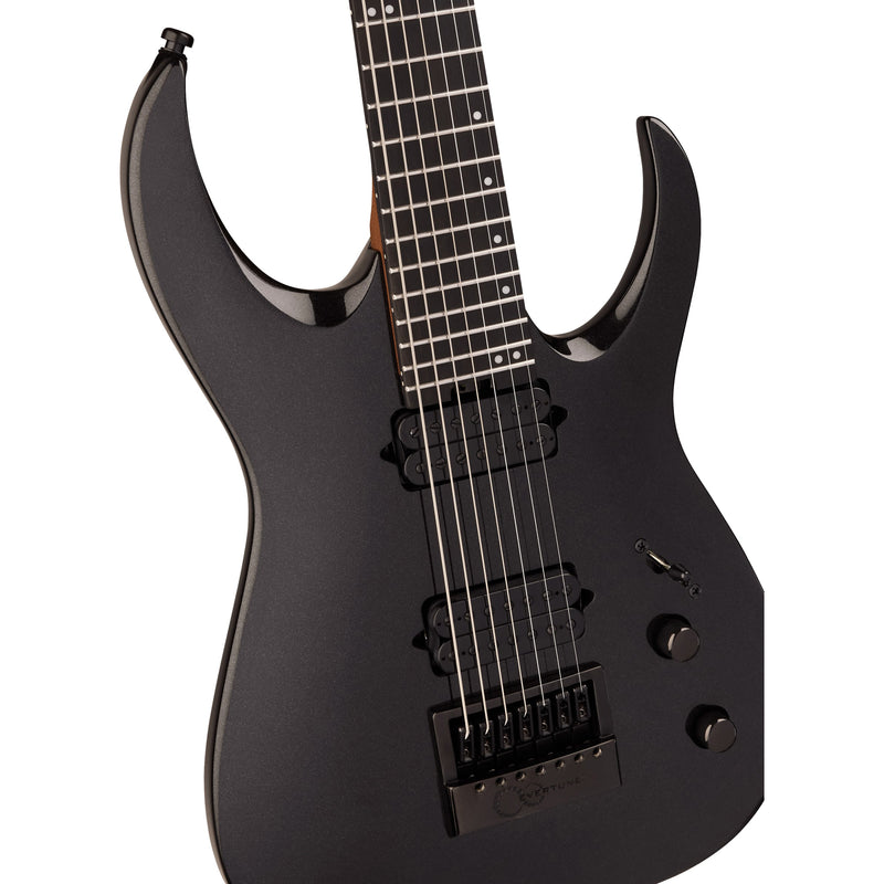 Jackson Pro Series Signature Misha Mansoor Juggernaut ET7 w/ Gig Bag - Metallic Black