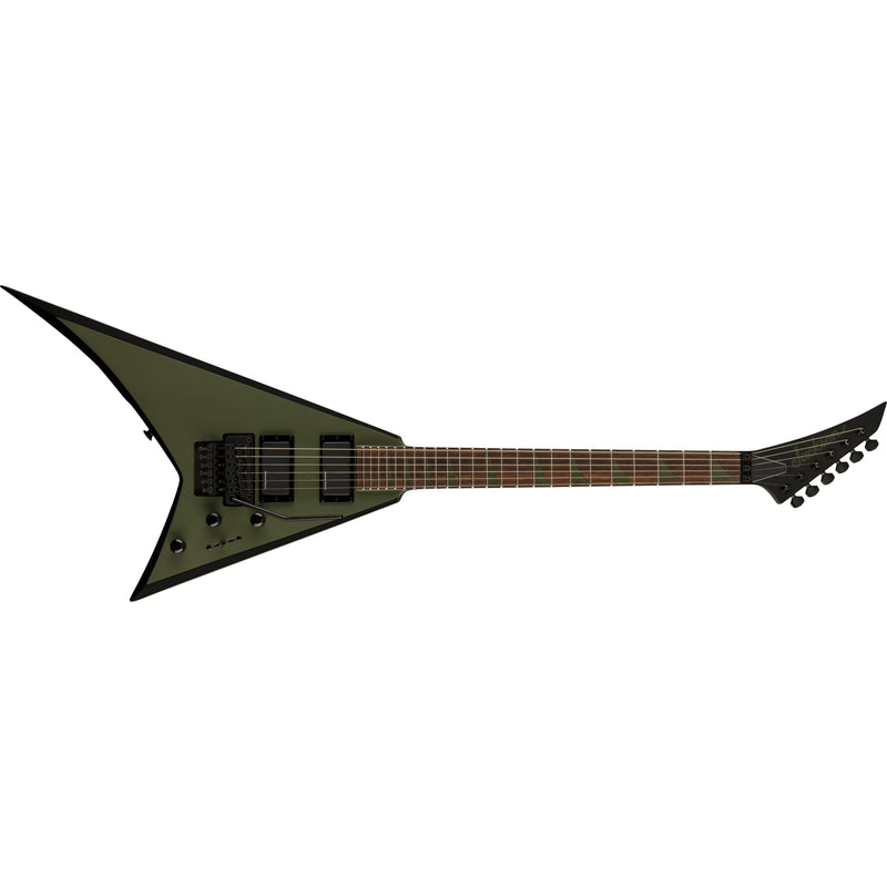 Jackson X Series Rhoads RRX24 Guitar - Matte Army Drab with Black Bevels