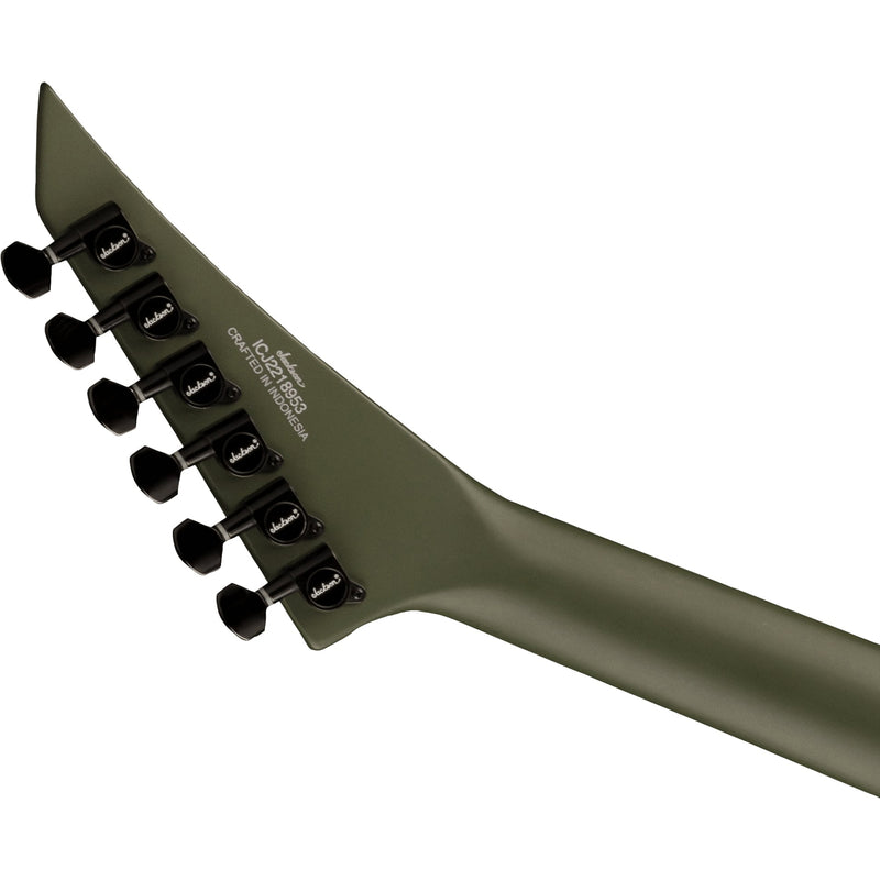 Jackson X Series Rhoads RRX24 Guitar - Matte Army Drab with Black Bevels