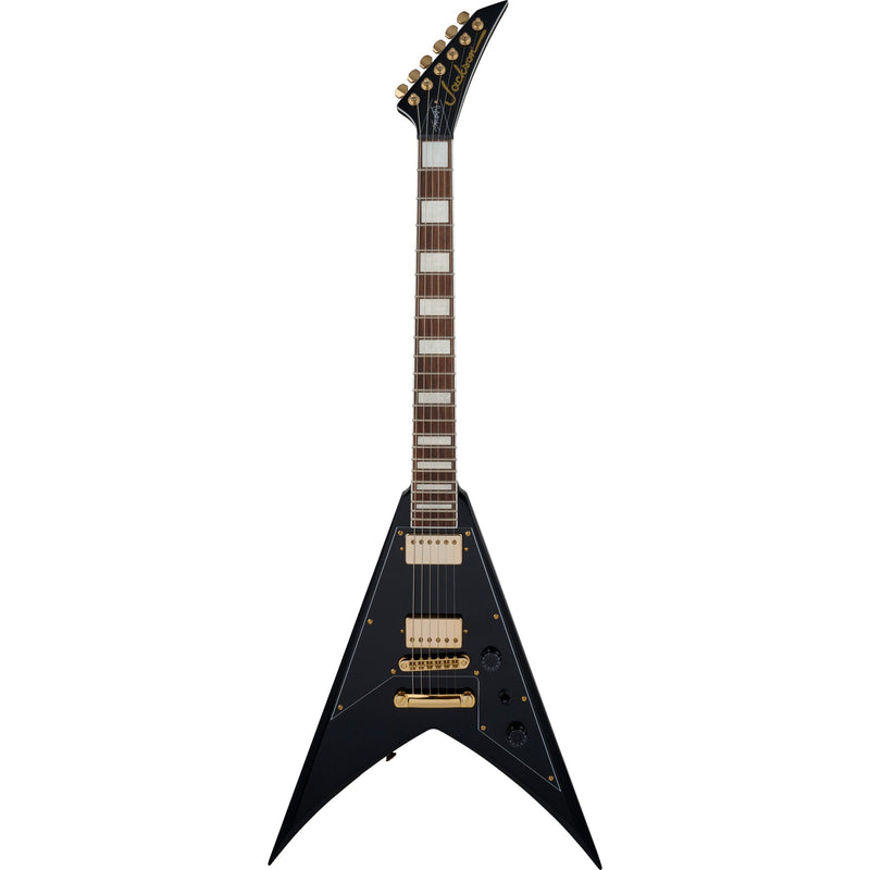 Jackson X Series Signature Scott Ian King V KVXT Guitar - Gloss Black