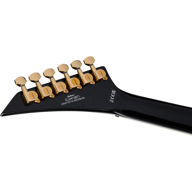 Jackson X Series Signature Scott Ian King V KVXT Guitar - Gloss Black