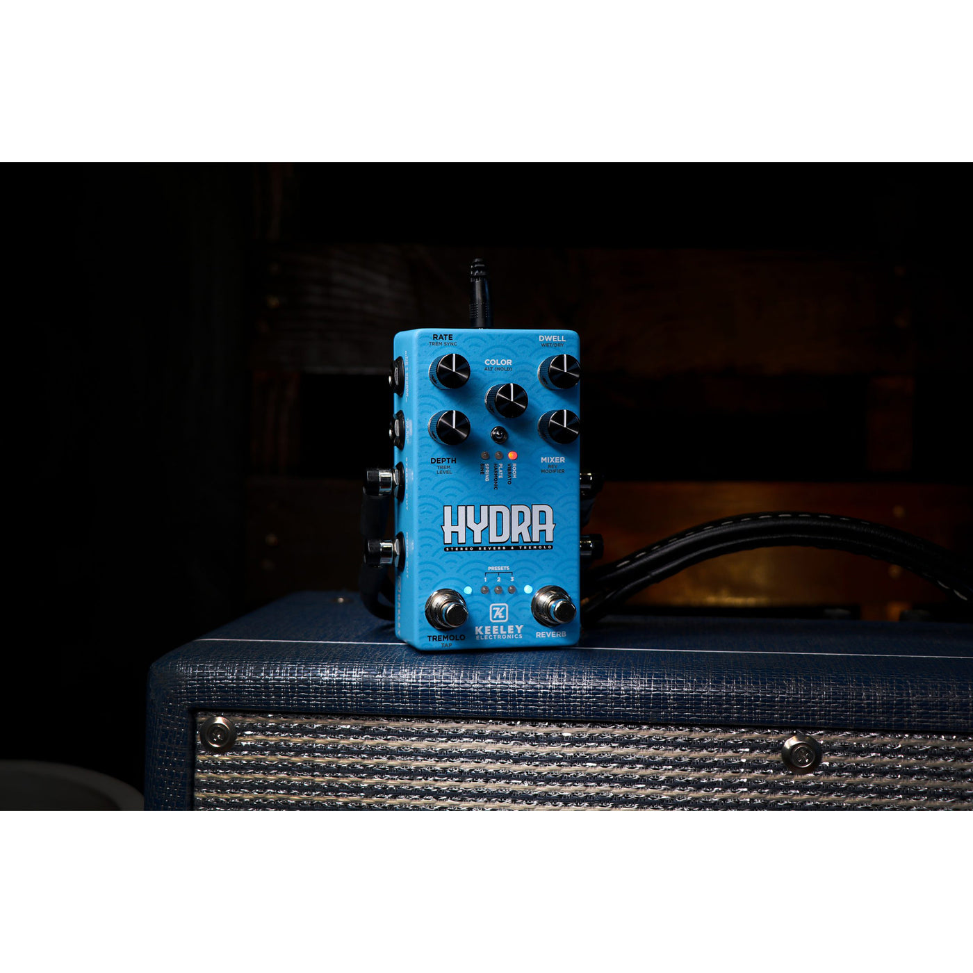 keeley hydra pedal Keeley Hydra Reverb & Tremolo – Motor City Guitar