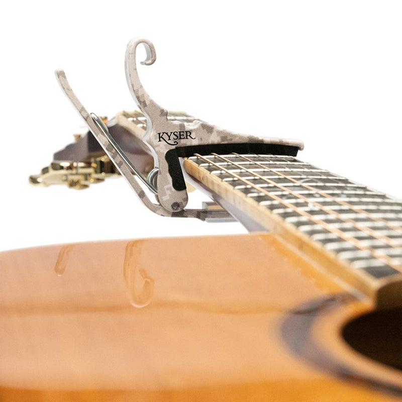 Kyser Guitars 4 Vets Quick-Change Acoustic Guitar Capo - Desert Camo