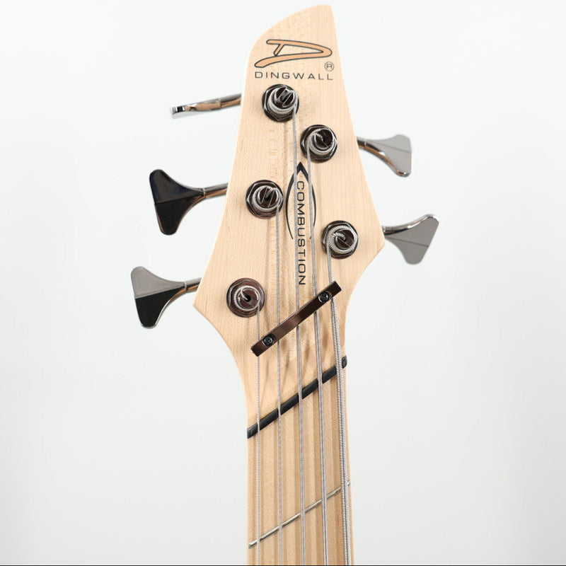 Dingwall Left-Handed Combustion 3X 5-String Multi-Scale Bass - 3-Pickup Quilt Top 2-Tone Blackburst w/Maple Fretboard