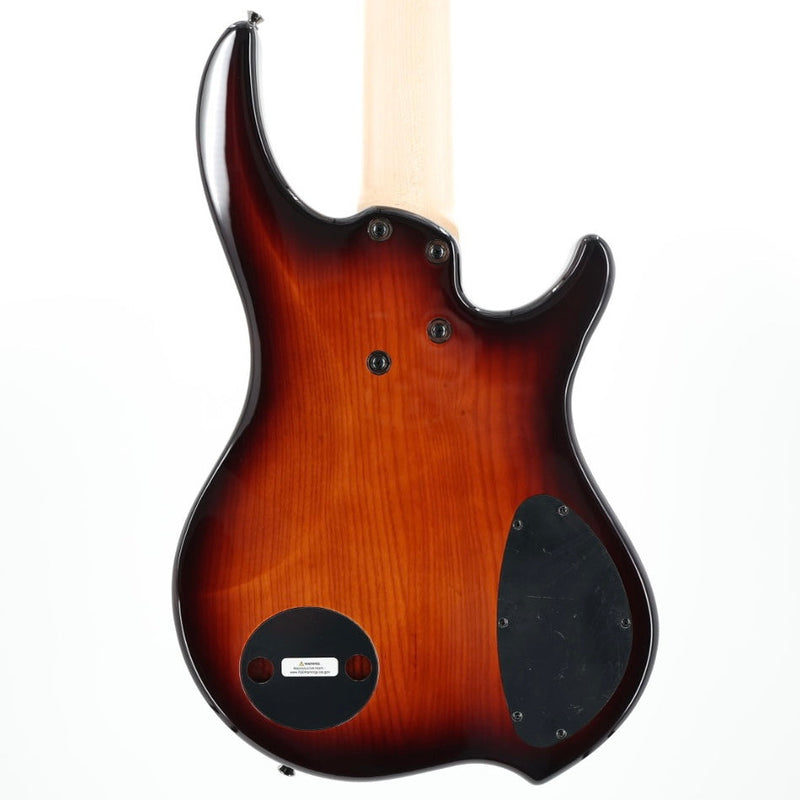 Dingwall Left-Handed Combustion 3X 5-String Multi-Scale Bass - 3-Pickup Quilt Top Vintageburst w/Maple Fretboard