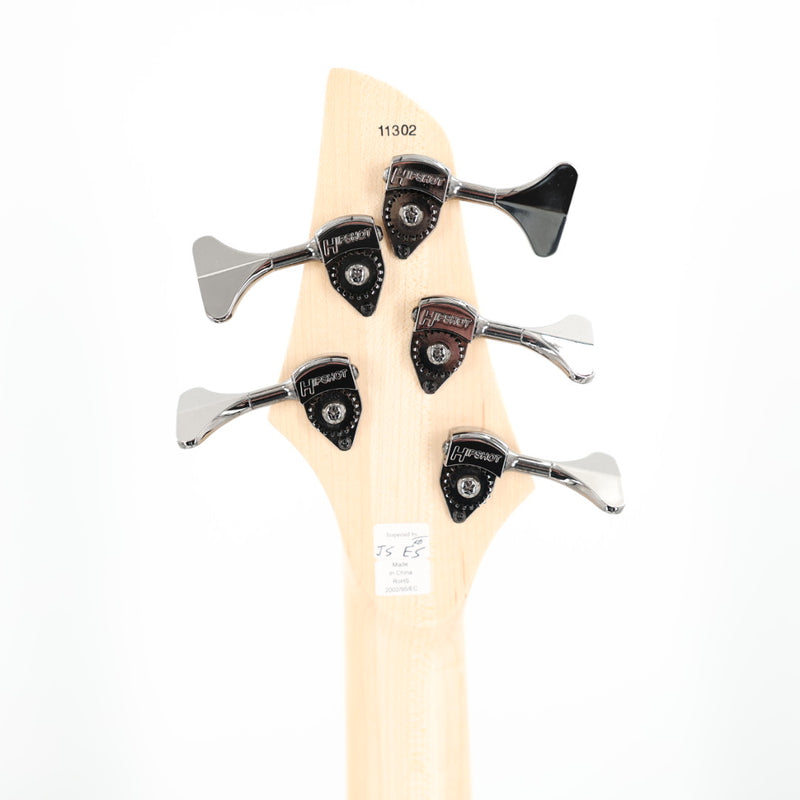Dingwall Left-Handed Combustion 3X 5-String Multi-Scale Bass - 3-Pickup Quilt Top Vintageburst w/Maple Fretboard