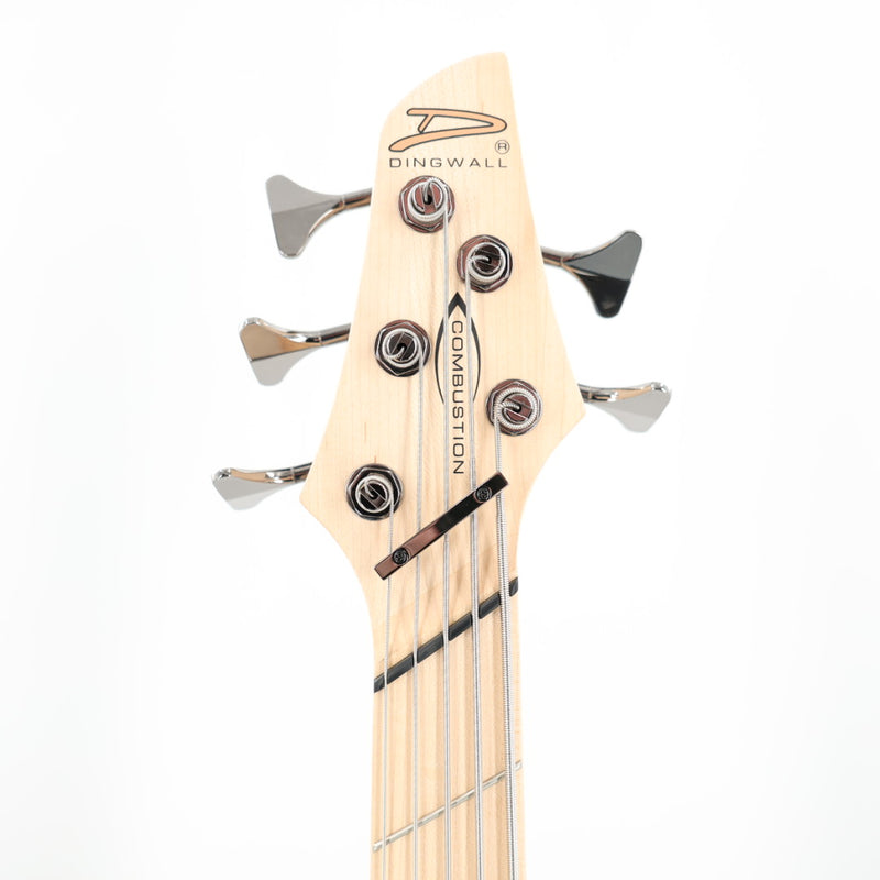 Dingwall Left-Handed Combustion 3X 5-String Multi-Scale Bass - 3-Pickup Quilt Top Vintageburst w/Maple Fretboard