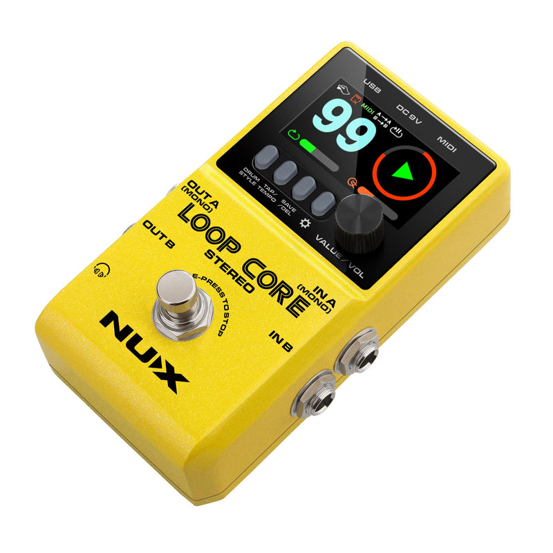 NUX Loop Core Stereo Looper Pedal