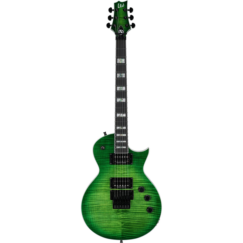 ESP LTD Alex Skolnick AS-1 Signature Electric Guitar - Lime Burst/Lime Green