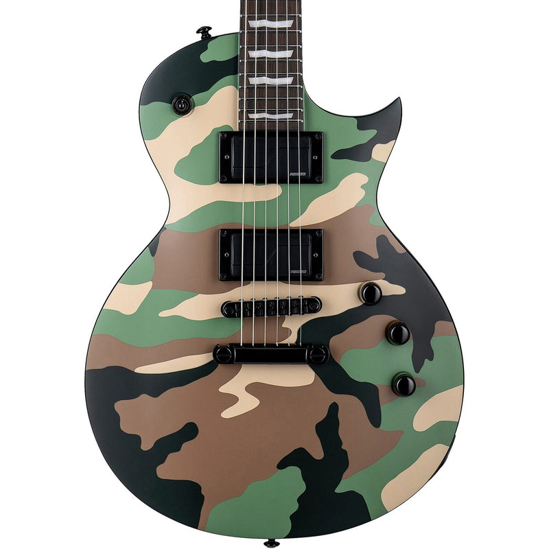 ESP LTD Deluxe EC-1000 Electric Guitar - Woodland Camo Satin