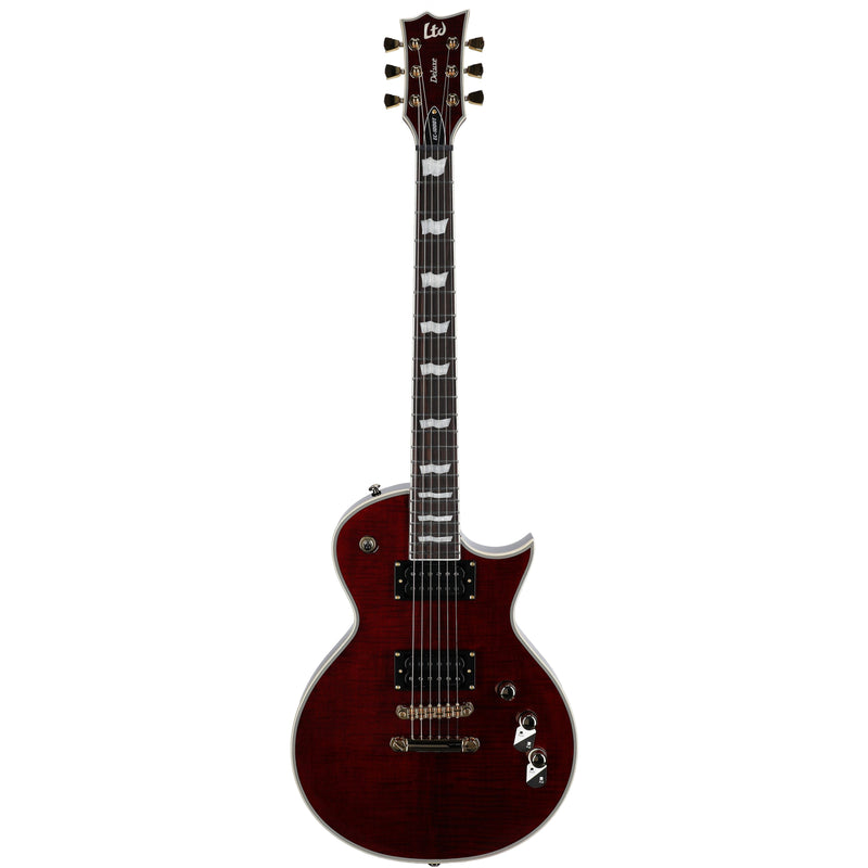 ESP LTD EC-1000T CTM Electric Guitar - See-thru Black Cherry