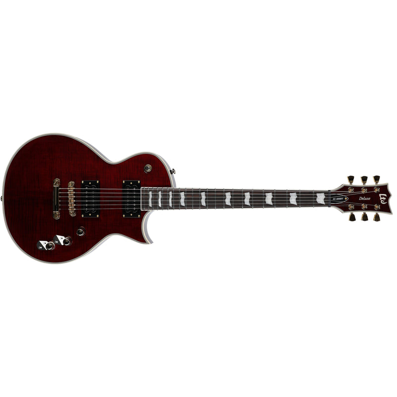 ESP LTD EC-1000T CTM Electric Guitar - See-thru Black Cherry